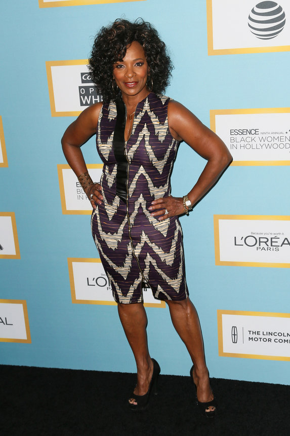 BEVERLY HILLS, CA - FEBRUARY 25: Actress Vanessa Bell Calloway arrives at the Essence 9th Annual Black Women event in Hollywood at the Beverly Wilshire Four Seasons Hotel on February 25, 2016 in Beverly Hills, California. (Photo by David Livingston/Getty Images)